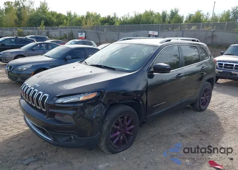 2016 Jeep Cherokee Limited from USA, damaged, VIN 1C4PJMDB1GW162290